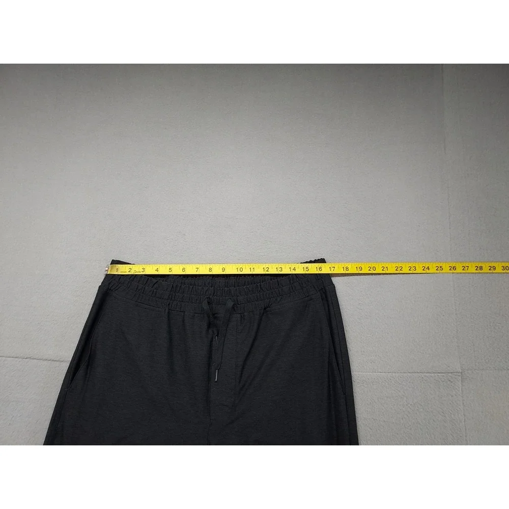 Outdoor Voices Men Sweatpant L Black Elastic Waist Drawstring Stretch Activewear